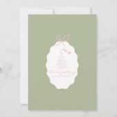 Save The Date Mariage écriture manuscrite rayures fantaisistes (Dos)