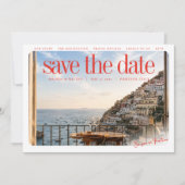 Save The Date Mariage Editorial Voyage Inspiré (Devant)