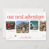 Save The Date Mariage Editorial Voyage Inspiré (Dos)