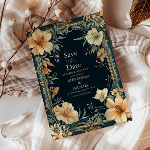 Save The Date Mariage Élégance Royale Victorienne 