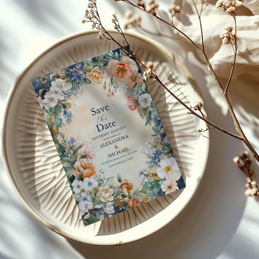 Save The Date Mariage Élégance Royale Victorienne Unique
