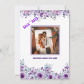 Save The Date Mariage élégant 007 par Nasrin (Devant)