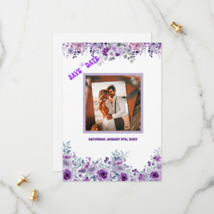 Save The Date Mariage élégant 007 par Nasrin