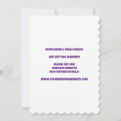 Save The Date Mariage élégant 007 par Nasrin Enregistrer la date (Dos)