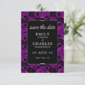 Save The Date Mariage Élégant à Cœurs Abondants (Debout devant)