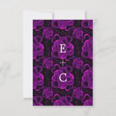 Save The Date Mariage Élégant à Cœurs Abondants (Dos)