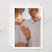 Save The Date Mariage Élégant Classique (Dos)