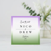 Save The Date Mariage élégant de fierté queer (Debout devant)