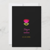 Save The Date Mariage élégant de fiesta (Dos)