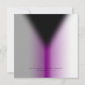 Save The Date Mariage élégant demisexuel fierté  (Dos)