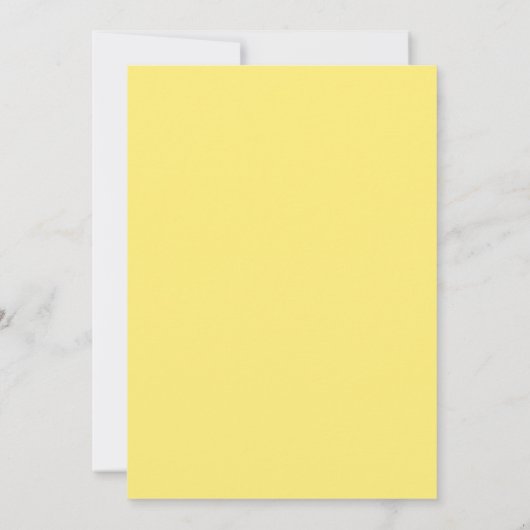 Save The Date Mariage élégant gris jaune Enregistrer la date (Dos)
