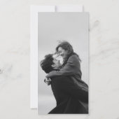 Save The Date Mariage Élégant Histoire Courte Romantique Chronol (Dos)