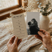 Save The Date Mariage Élégant Histoire Courte Romantique Chronol