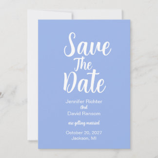 Save The Date Mariage Élégant Minimaliste Sauvegarder la Date