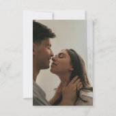 Save The Date Mariage Élégant Moderne avec Superposition de Phot (Dos)