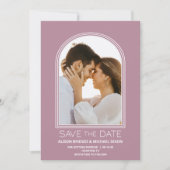Save The Date Mariage en arc rose Enregistrer la date (Devant)