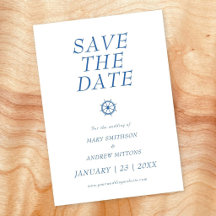 Mariage en bateau, Enregistrez la date
