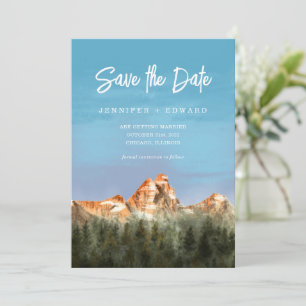 Save The Date Mariage En Montagne Enregistrer La Date