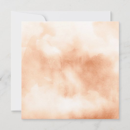 Save The Date Mariage en terre cuite à la terre douce (Dos)