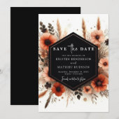 Save The Date Mariage en terre cuite personnalisé (Devant / Derrière)