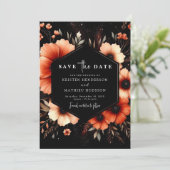Save The Date Mariage en terre cuite simple modifiable (Debout devant)