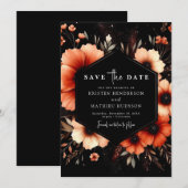 Save The Date Mariage en terre cuite simple modifiable (Devant / Derrière)