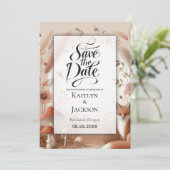 Save The Date Mariage Enchanted Forêt d'automne (Debout devant)