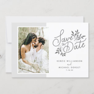Save The Date Mariage Enregistrer la date 2 Photos Script Botani