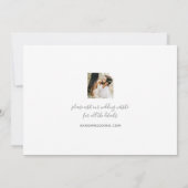 Save The Date Mariage Enregistrer la date 2 Photos Script Botani (Dos)