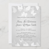 Save The Date Mariage Enregistrer La Date Éloignante Papillons B (Dos)