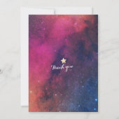 Save The Date Mariage Enregistrer La Date Galaxy Nebula Constell (Dos)