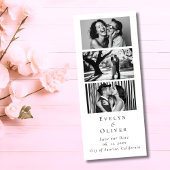 Save The Date Mariage Enregistrer la date Photo Booth QR code un