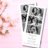 Save The Date Mariage Enregistrer la date Photo Booth QR code un