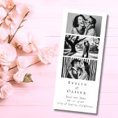 Save The Date Mariage Enregistrer la date Photo Booth QR code un