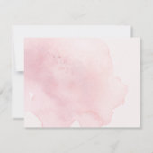 Save The Date MARIAGE | Enregistrer la date PHOTO rose pâle (Dos)