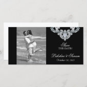 Save The Date Mariage Enregistrer la date Photocard Anniversaire (Devant / Derrière)