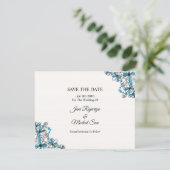 Save The Date Mariage Enregistrer la date PostCard (Debout devant)