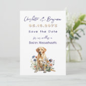 Save The Date Mariage Enregistrer les dates Conception du labora (Debout devant)