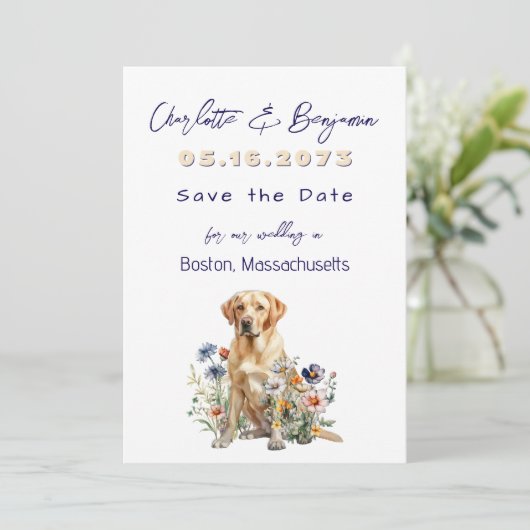 Save The Date Mariage Enregistrer les dates Conception du labora (Debout devant)