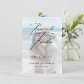 Save The Date Mariage espagnol | Réserva La Fecha Photo Overlay (Debout devant)