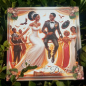 Save The Date Mariage Éternel En Sautant Ensemble Pour Toujours