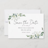 Save The Date Mariage Eucalyptus (Devant)
