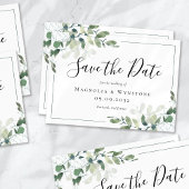Save The Date Mariage Eucalyptus