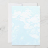 Save The Date Mariage fait au ciel (Dos)