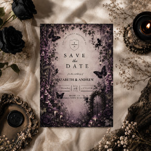 Save The Date Mariage Fée Gothique Fantastique Sombre