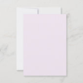 Save The Date Mariage Fleur De Lis Violet (Dos)