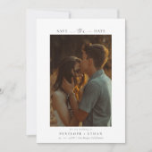 Save The Date Mariage fleur sauvage (Devant)