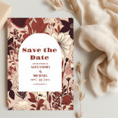 Save The Date Mariage Fleur sauvage de Bourgogne