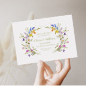 Save The Date Mariage Fleur sauvage de jardin Whimsical