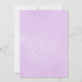 Save The Date Mariage Fleuris de Lilas et Charbon de Bois (Dos)